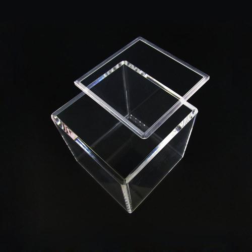 石排厂家供应高透明有机玻璃 亚克力盒子 有盖办公文教展示盒常平